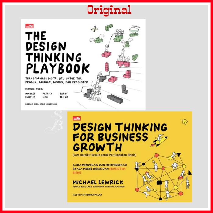 Jual Paket 2 Buku The Design Thinking Playbook & For Business Growth ...