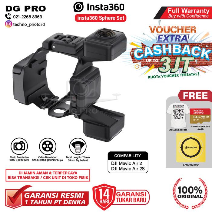Gambar Insta360 Sphere Invisible Drone Paket Bundling Drone Original Resmi - SPHERE ONLY dari DG PRO KAMERA undefined Tokopedia