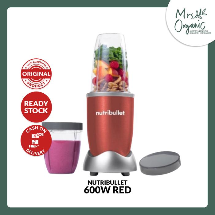 Gambar Blender Nutribullet 600W 8PC - Red dari Mrsorganicbandung undefined Tokopedia