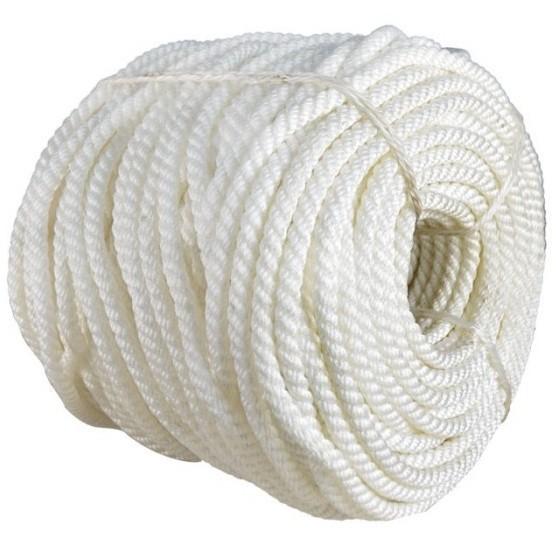 Gambar Tali PP Nylon Polypropylene Multifilament Putih Polos 40 mm CIR 5" dari Situansan undefined Tokopedia