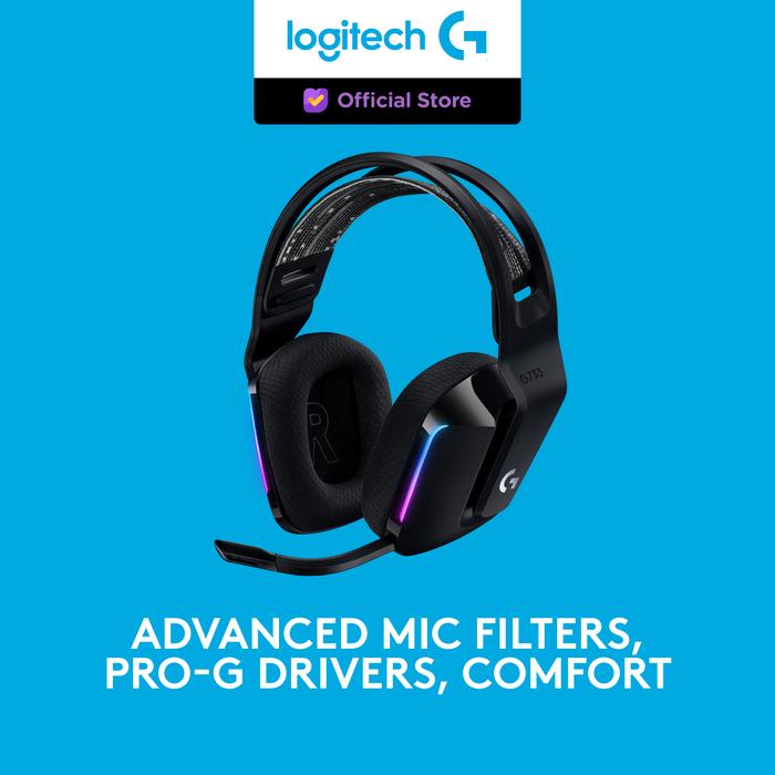 Gambar Logitech G733 LIGHTSPEED Wireless 7.1 Surround Gaming Headset - Hitam dari Logitech G Official undefined Tokopedia