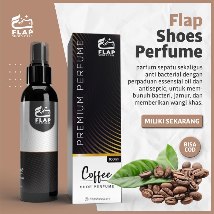 Gambar FLAP Shoe Parfume - Parfum Sepatu Serbaguna Anti Bakteri 100ml - Coffee dari si-palingbersih undefined Tokopedia