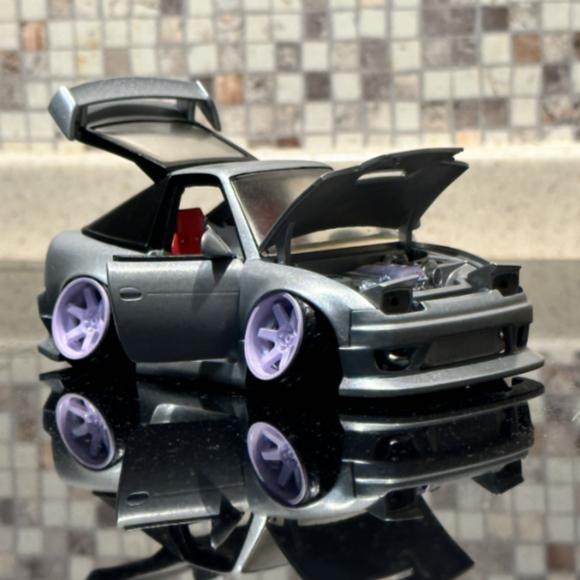 Gambar DIECAST NISSAN 200SX TOONED CAR MODEL KIT BY TUNERKITS - NOT PAINT, INSTALLED dari FZTKid undefined Tokopedia