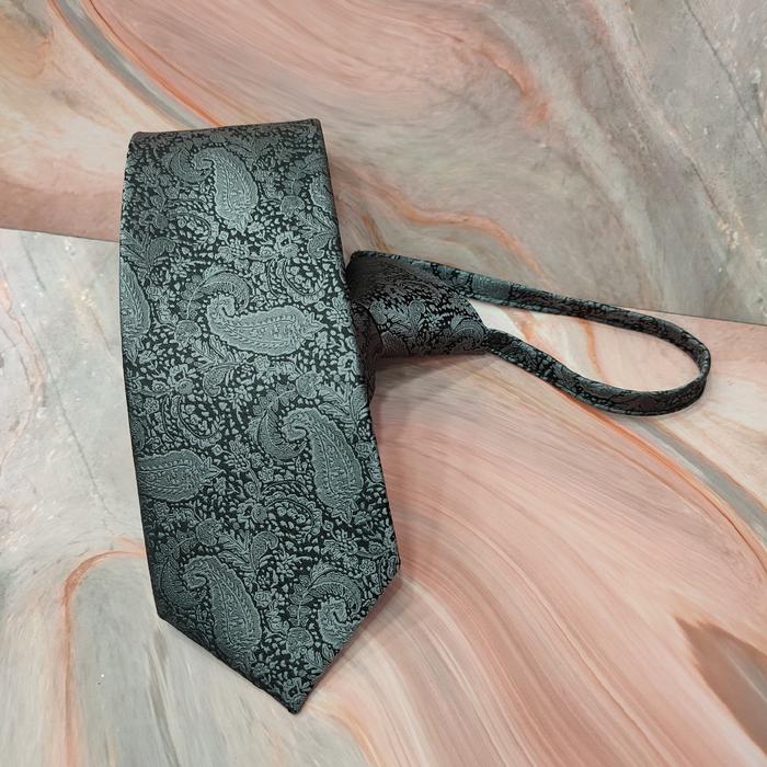 Gambar dasi hitam instan motif batik dasi pria siap pakai dasi Zipper - B 04 dari mwidyan shop undefined Tokopedia