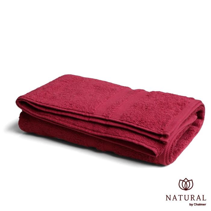 Gambar Handuk Mandi Natural terry towel uk 70 x 140 cm 500 gsm tebal serap - Marun dari LANGLANG SEMESTA undefined Tokopedia