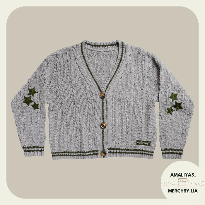 Gambar Taylor Swift Cardigan Holiday Edition Grey Gray Fanmade - PELUNASAN dari amaliyasyasyas undefined Tokopedia