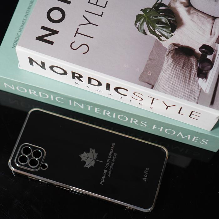 Gambar Maple Leaf samsung a12 Softcase Plating Silicone Case - black dari Importking undefined Tokopedia