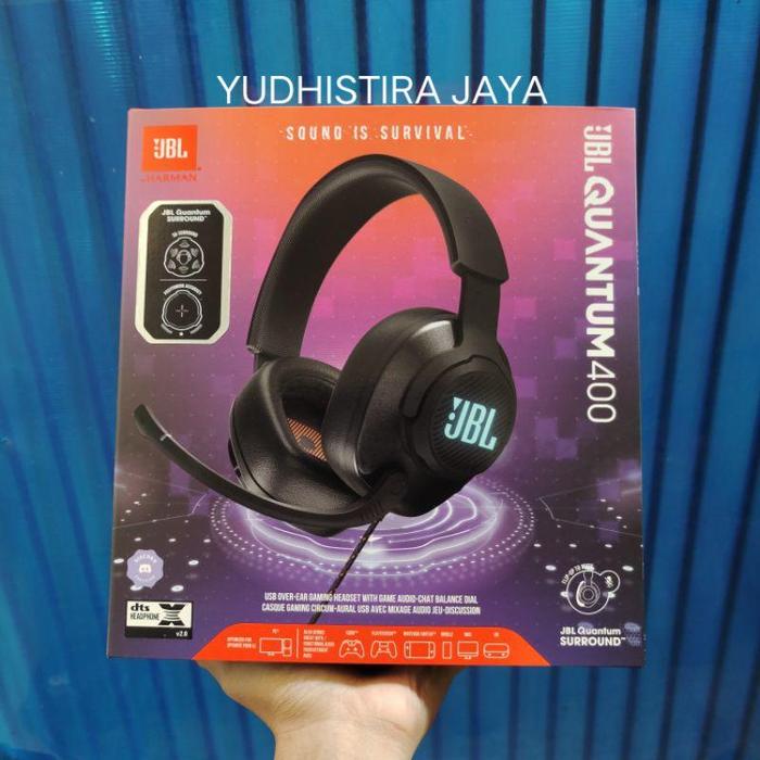 Jual JBL Quantum 400 Original Headset Gaming DTS Surround Resmi