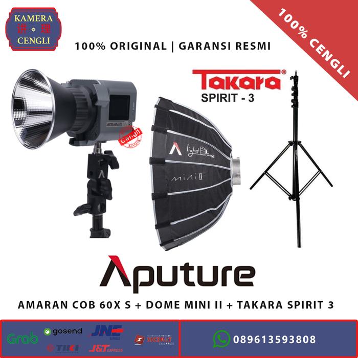 Gambar Aputure Amaran COB 60x S Bi-Color LED Monolight 60XS 60 XS ORI RESMI dari KameraCengli undefined Tokopedia