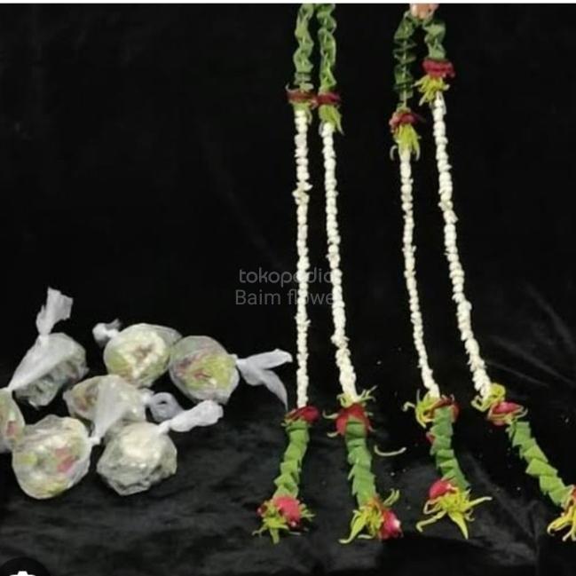 Gambar Roncean bunga melati  untuk keranda dari Baim flower undefined Tokopedia