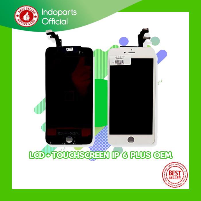 Gambar LCD IP 6 PLUS ORIGINAL OEM - Hitam dari INDOPARTS OFFICIAL undefined Tokopedia