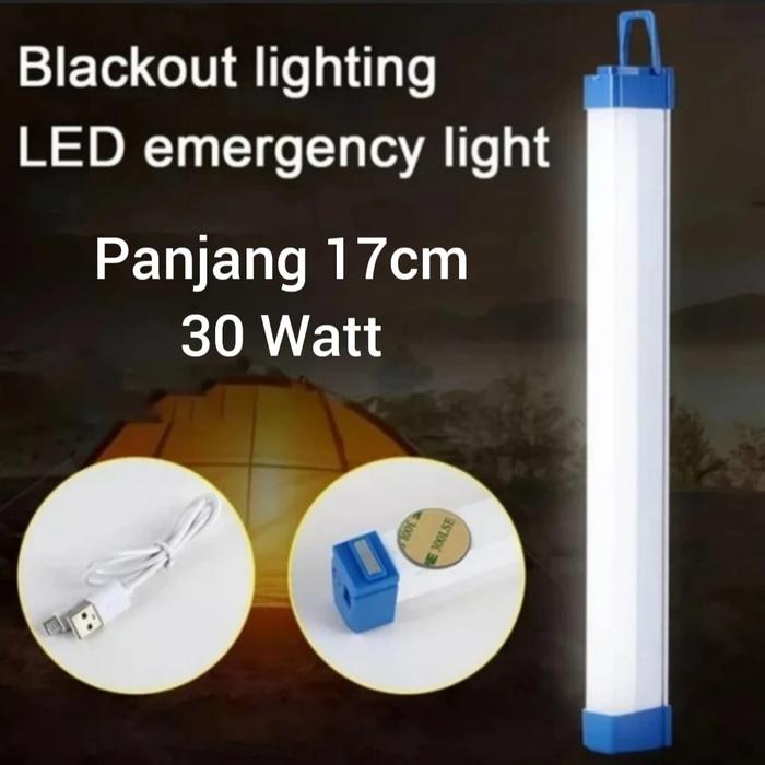Gambar Lampu Camping USB Baterai Lithium Emergency LED 3 Mode Lampu Serbaguna - 17CM 30W dari DR Acc Premium undefined Tokopedia