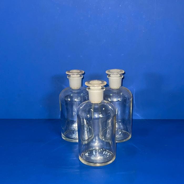 Gambar Reagent Bottle Clear, Botol Reagen Bening, Mulut Kecil & Mulut Besar - 500ML dari Dwilab Mandiri undefined Tokopedia