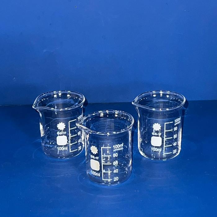 Gambar Beaker Glass, Gelas Beker, Gelas Kimia, Gelas Piala - 100ML dari Dwilab Mandiri undefined Tokopedia