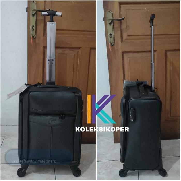 Gambar Koper Asima Original Cowhide Leather ukuran Kabin 20 inch roda putar dari Aneka Koper undefined Tokopedia