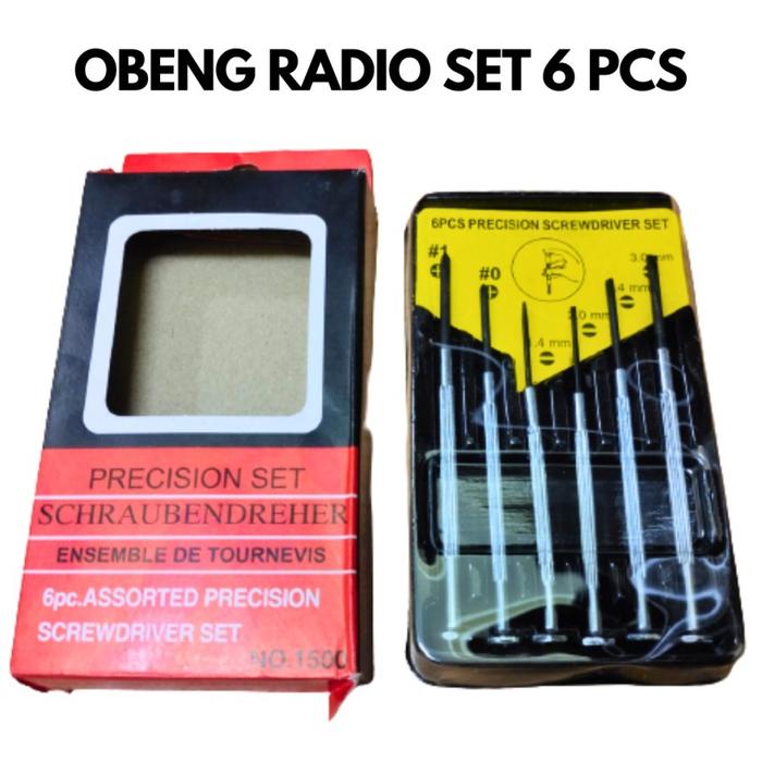 Gambar KENMASTER Obeng Hp 6 pcs Obeng Jam Tangan Laptop Komputer PC Kacamata - OBENG SET 6PCS dari Kharisma logamindo perkakas undefined Tokopedia