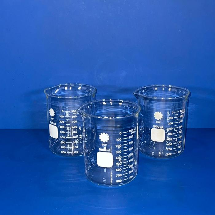 Gambar Beaker Glass, Gelas Beker, Gelas Kimia, Gelas Piala - 1000ML dari Dwilab Mandiri undefined Tokopedia