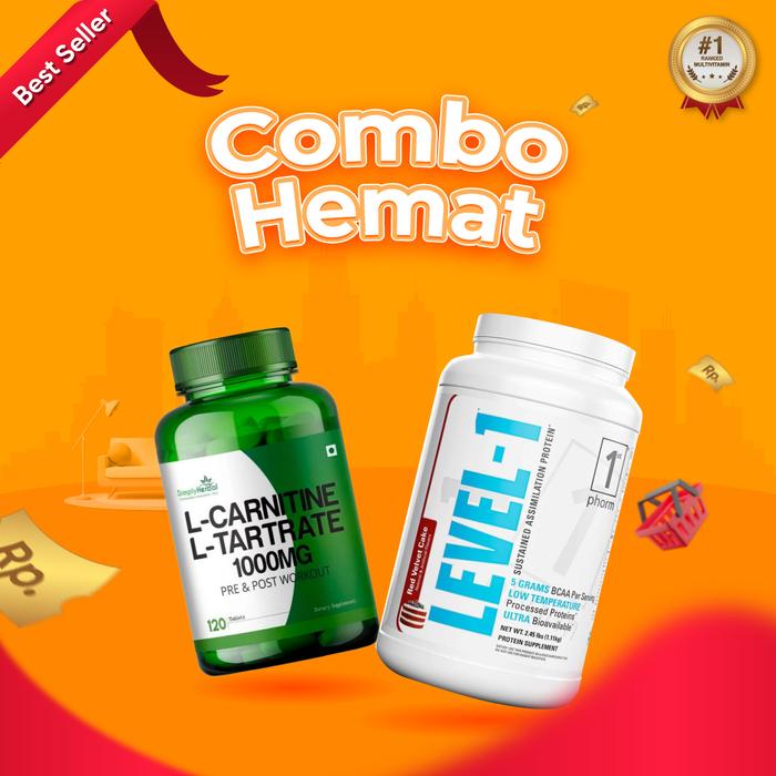 Jual L-carnitine, L-tartrate 1000mg, 120 cap, Suplemen Energi dan Otot -  Kota Administrasi Jakarta Selatan - Handpickedd | Tokopedia