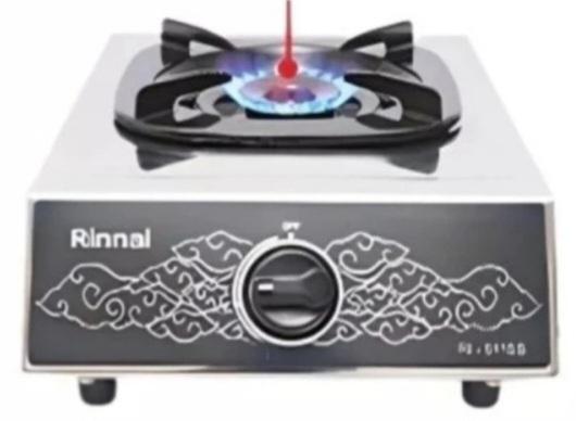 Gambar Kompor Gas Rinnai RI 511 SS 1 Tungku RI 511SS Gas Stove Stainless - RI 511 SS AJA, PACKING NORMAL dari Toko Lima_NEW undefined Tokopedia