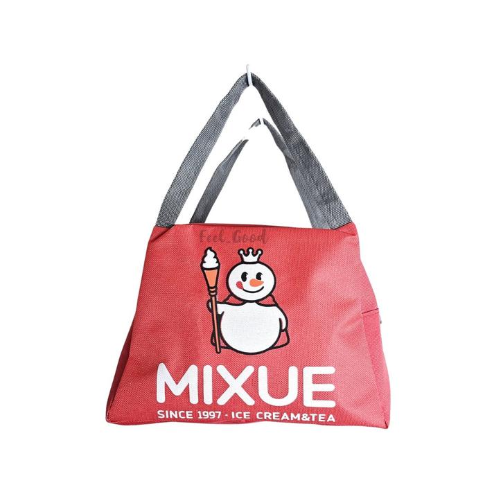 Gambar Tas bekal Ice Cream Mixue - Tas bekal makanan anak sekolah - Merah dari highmore.id undefined Tokopedia