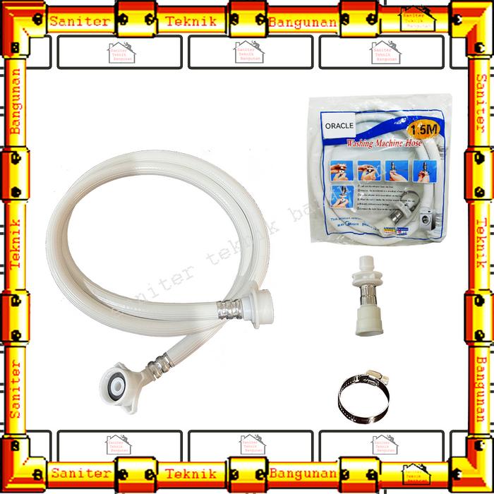 Gambar Selang Inlet Masuk Air Mesin Cuci Otomatis 1.5M 2M Oracle 1 Set - 1.5M dari Saniter Teknik Bangunan undefined Tokopedia