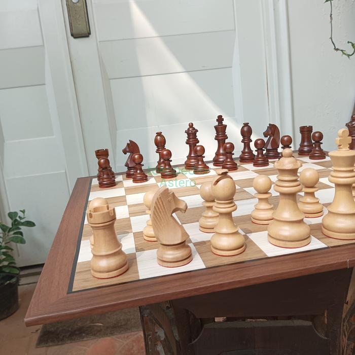 Jual Wooden Chess Set Dgt Timeless Wider Based+ Papan Lipat Tebal+chess ...
