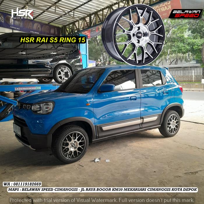 Jual PAKET VELG MOBIL RING 15 SUZUKI SPRESSO HSR RAI S5 TWO TONE - Kota ...
