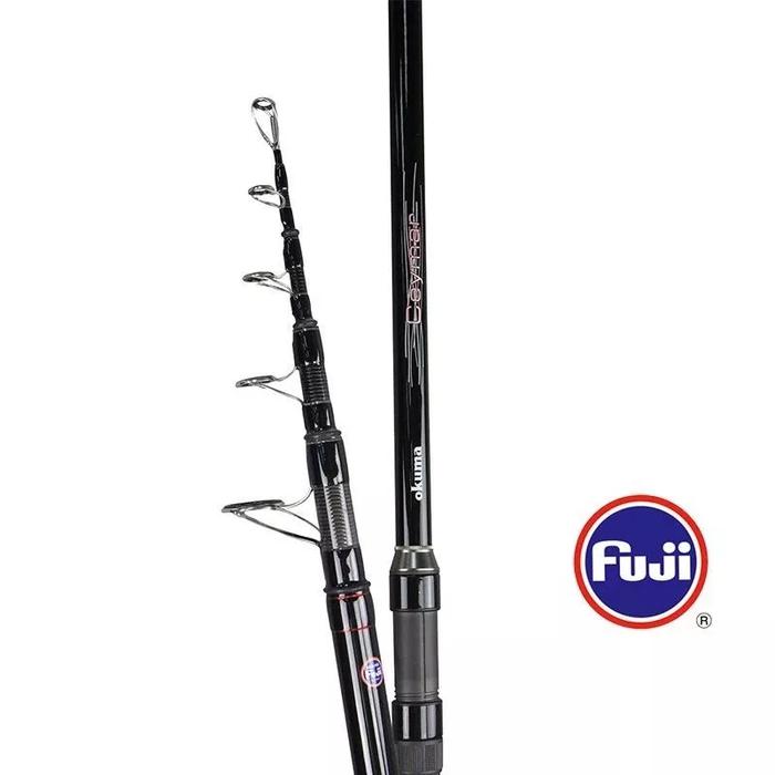 Gambar joran pancing laut okuma ceymar telescopic surf casting spinning rod - C-S 1446H-T dari Days_fishingstore undefined Tokopedia