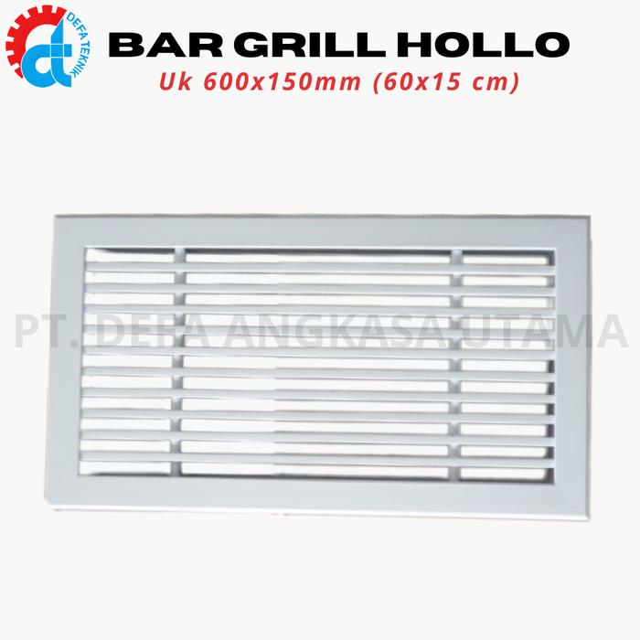 Jual Bar grill AC/ Linear bar grill AC uk 60x15 cm (Coating) Jakarta