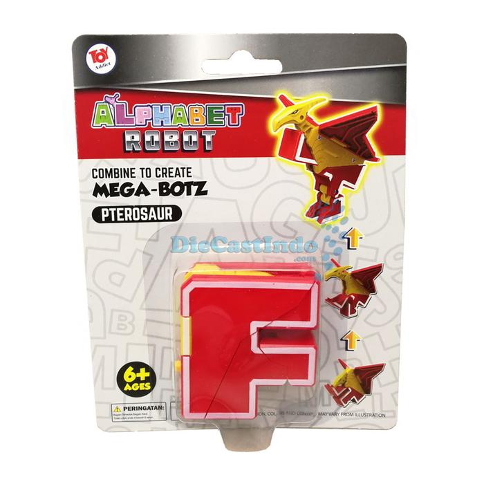 Gambar Mainan Anak - Alphabet Robot (Satuan) - Mainan Huruf Transformasi - Huruf F dari Diecastindo undefined Tokopedia