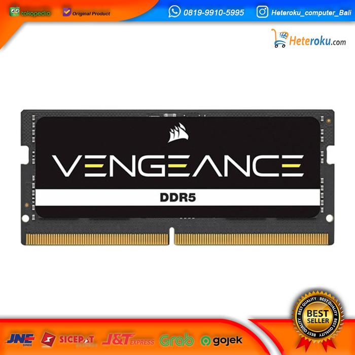 Gambar Sodimm DDR5 16GB Corsair Vengeance 4800MHz CMSX16GX5M1A4800C40 dari Heteroku Computer Bali undefined Tokopedia