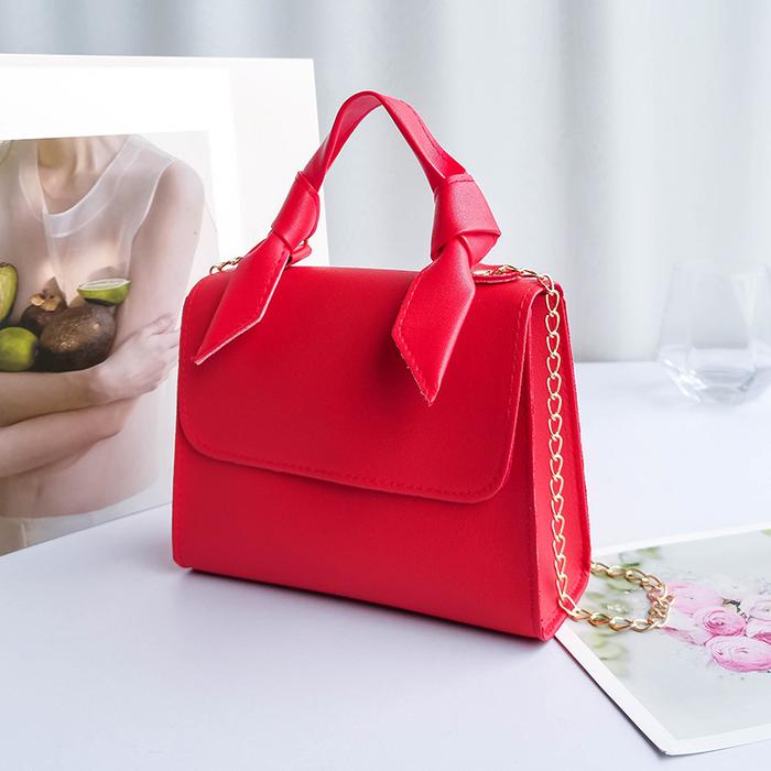 Gambar tas slempang wanita handbag women simple dan elegant terbaru - Merah dari Wimigo undefined Tokopedia