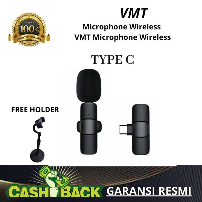 Gambar VMT Microphone Wireless clip on for Type C dari Lapakitem indonesia undefined Tokopedia