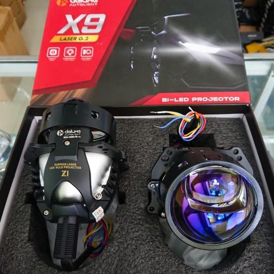 Gambar Projie Proji Projector Biled Deluxe Autolight Deluxe X9 LASER G.2 70w - Tanpa Demon dari Elyas Projector Lens undefined Tokopedia