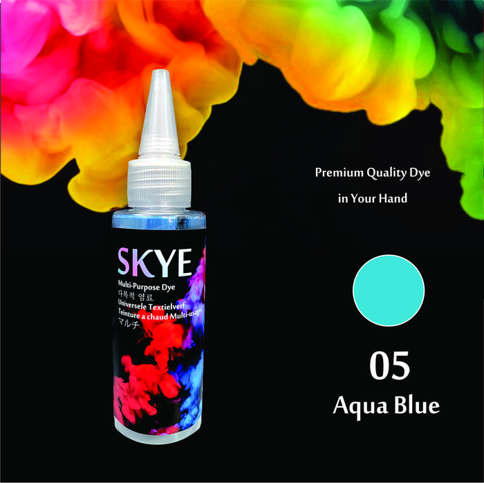 Gambar PEWARNA SKYE TIE DYE KIT TERLENGKAP – ANTI LUNTUR – BANYAK WARNA - 05 AquaBlue dari masterpiece.store undefined Tokopedia