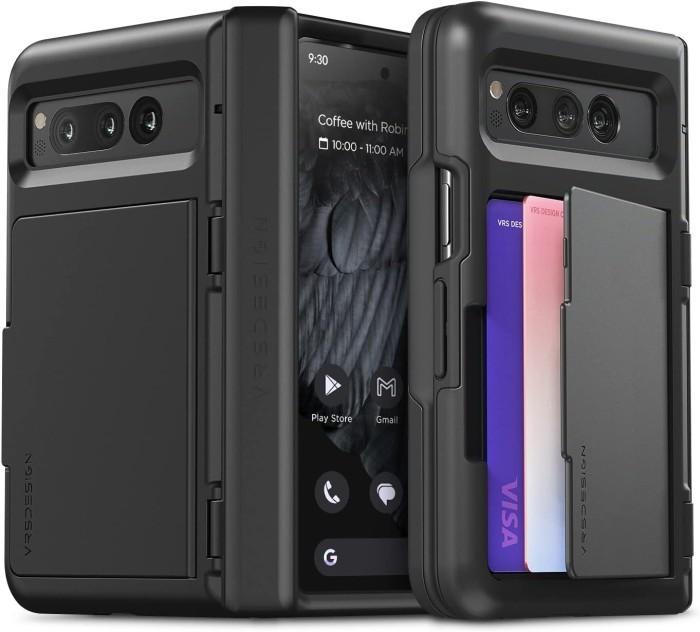 Gambar VRS Design Case Google Pixel Fold - Card Slot - Hitam dari Asia Central undefined Tokopedia