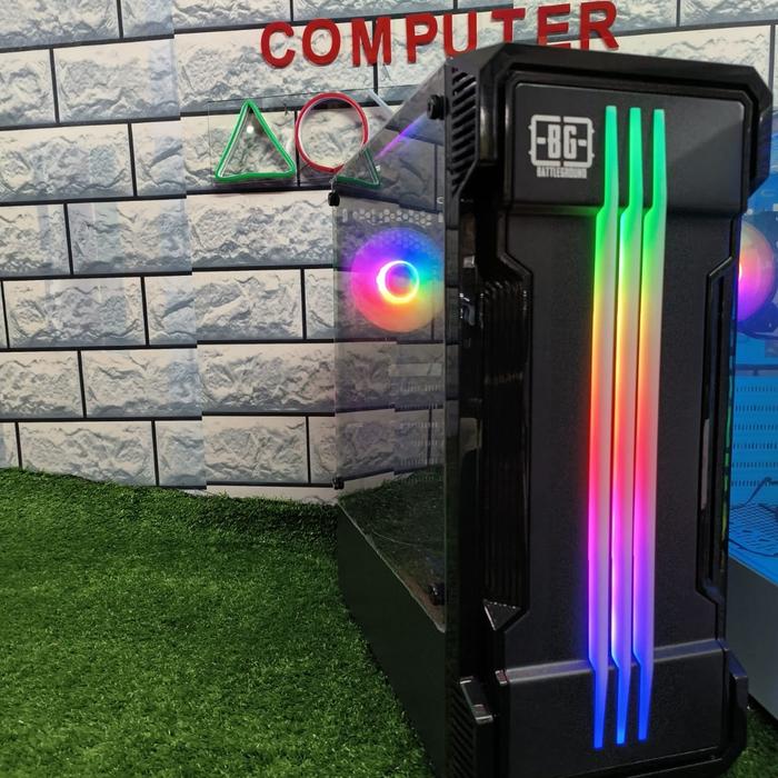 Gambar Pc gaming i7 ram 16 gb ssd 256 gb monitir Led 22 in Fulset -PUTIH - BG+22putih dari bersama computer undefined 4 Tokopedia