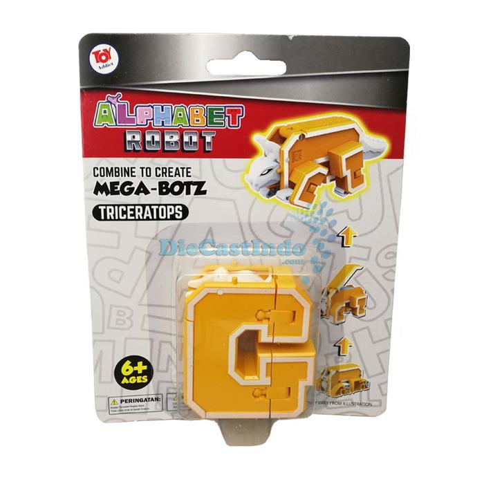 Gambar Mainan Anak - Alphabet Robot (Satuan) - Mainan Huruf Transformasi - Huruf G dari Diecastindo undefined Tokopedia