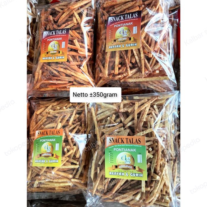 Gambar Snack Talas Pontianak / Stik Talas / Oleh Oleh Khas Pontianak dari Kalbar shop Aneka Snack undefined Tokopedia