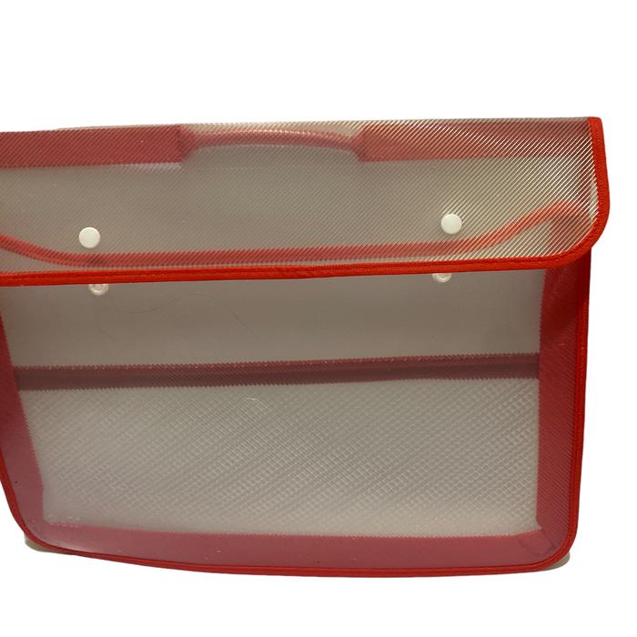 Gambar map kancing folio (zipper bag kancing folio) - Merah dari KITA JAYA-store undefined Tokopedia