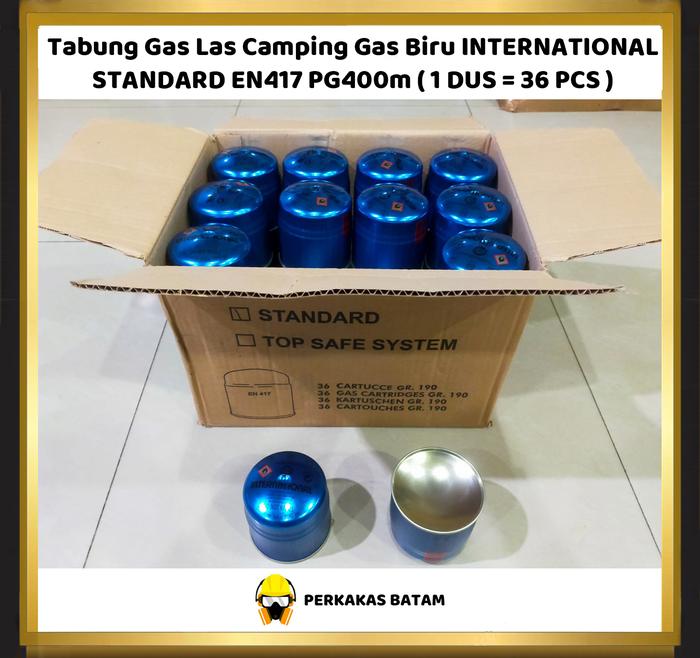Gambar Tabung Gas Las Camping Gas Biru Peralatan Las untuk PG400m dari Perkakas Batam undefined Tokopedia