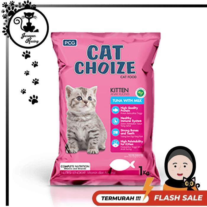 Gambar MAKANAN KUCING CAT CHOIZE KITTEN 1 KG - FRESHPACK - TUNA MILK dari JURAGAN KUCING 88 undefined Tokopedia
