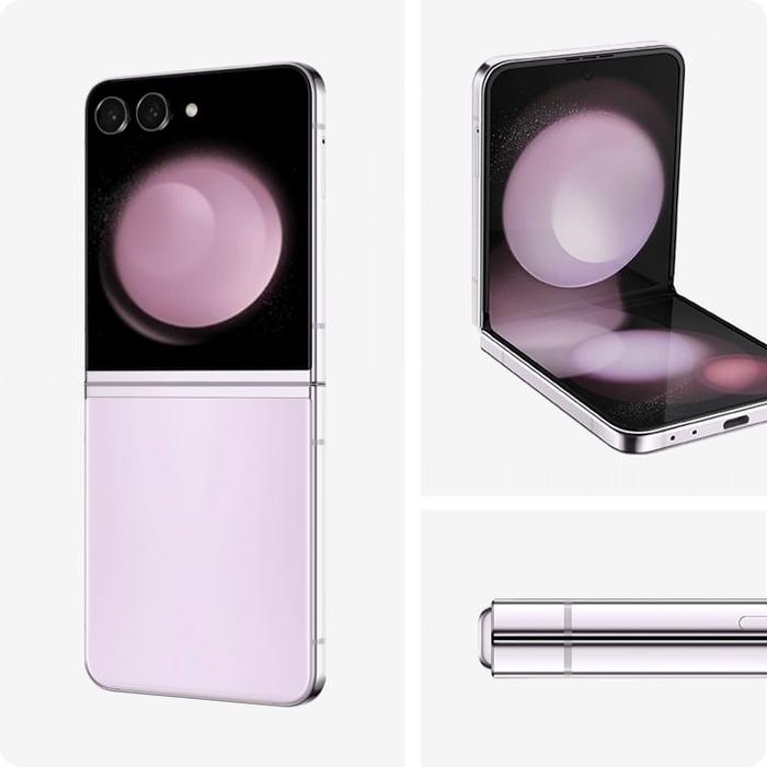 Gambar Samsung Galaxy Z Flip 5 8/256GB | 8/512GB Garansi Resmi SEIN - Lavender, 8GB/256GB dari Haga Gadged Store undefined Tokopedia
