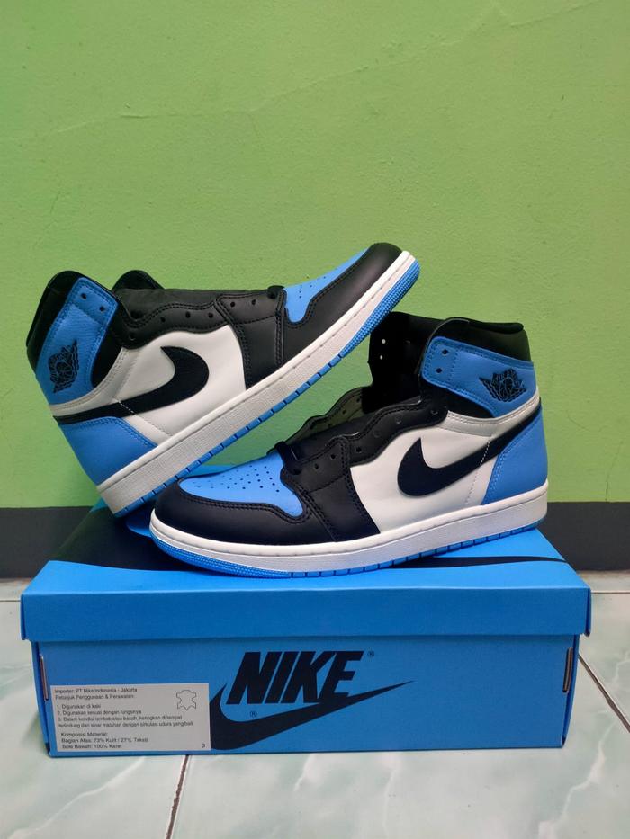 Jual Nike Air Jordan Retro High OG UNC Toe Authentic 100%