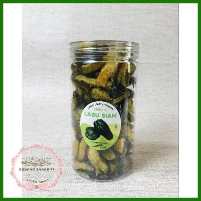 Gambar KERIPIK LABU SIAM HIJAU TUA | KERIPIK SAYUR PREMIUM | CEMILAN SEHAT - 1000 ML dari Gudang Snack 77 undefined Tokopedia