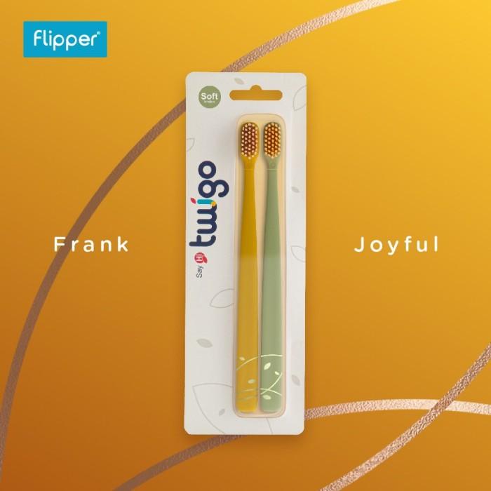 Gambar TWIGO Toothbrush ADULT (Dewasa) - Yellow - Green dari Rotho Babydesign Indonesia undefined Tokopedia