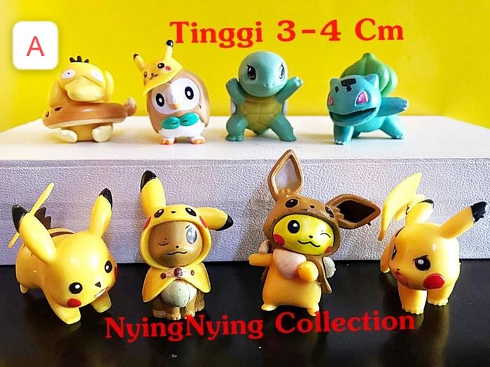 Gambar ACTION FIGURE MAINAN POKEMON LUCU ISI 8 - Pokemon A dari NyingNying Collection undefined 5 Tokopedia