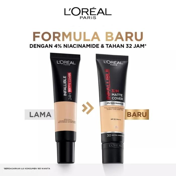 Gambar L'OREAL INFALLIBLE 32H MATTE COVER FOUNDATION SPF 25 PA+++ 30ML - 128 Neutral dari AILIN KOSMETIK undefined Tokopedia