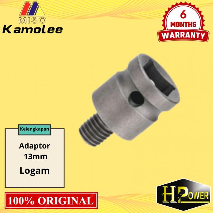 Gambar KAMOLEE - SOCKET IMPACT WRENCT KE IMPACT DRILL - ACCESSORIES WRENCH - Adaptor 13mm dari HPower undefined Tokopedia