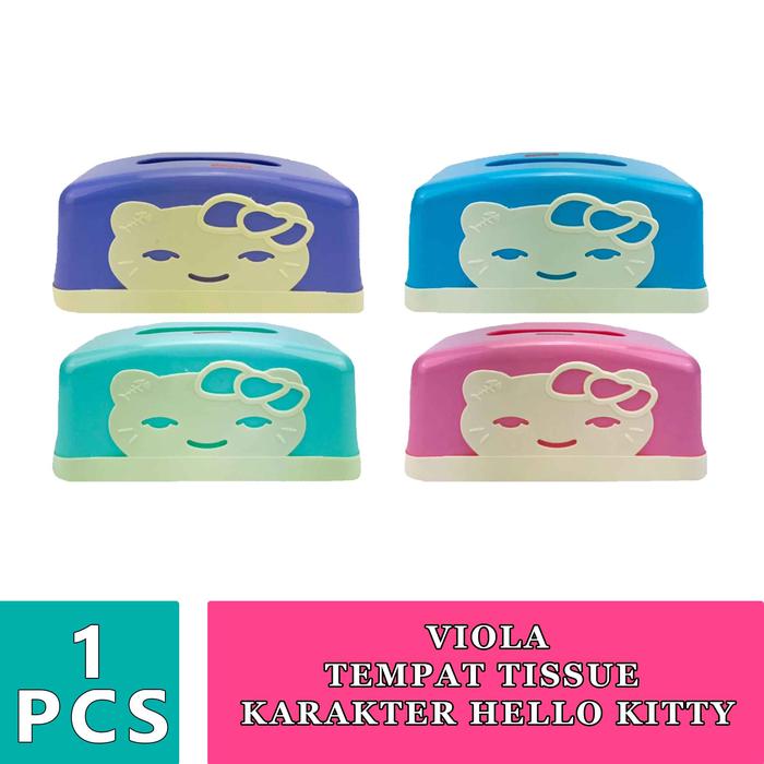 Gambar Tempat Tissue Plastik * Viola * Karakter Hello Kitty dari MD mandiri undefined Tokopedia